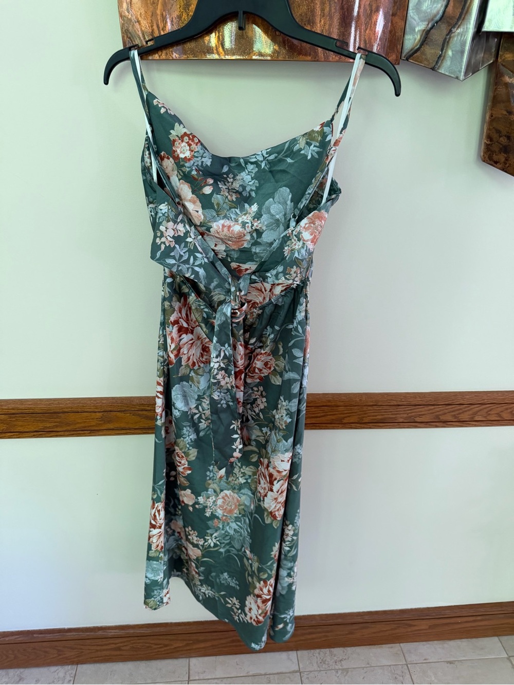 NWT Hello Molly Mariposa Midi Sage Dress - Picture 4 of 10